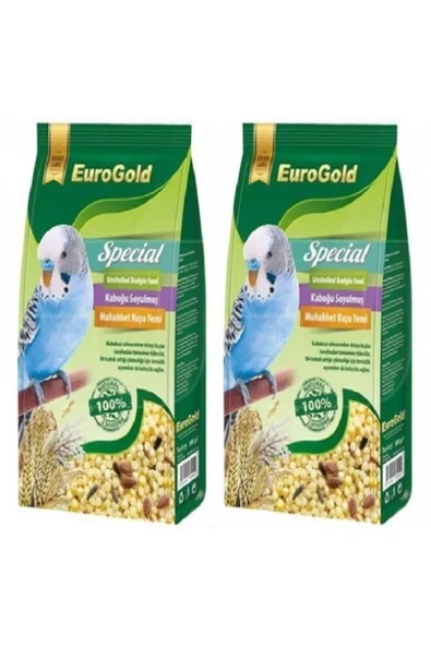 EuroGold Special Kabuksuz Muhabbet Kuşu Yemi 500 Gr 2 Li ürün görseli 1