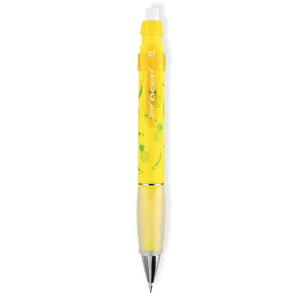 Serve Deep Meknik Kurşun Kalem 0.7 Mm Versatil Kalem Fosforlu Sarı Ananas&Muz Sv-Deep-07-Dfsarı (12 Li Paket) ürün görseli 1