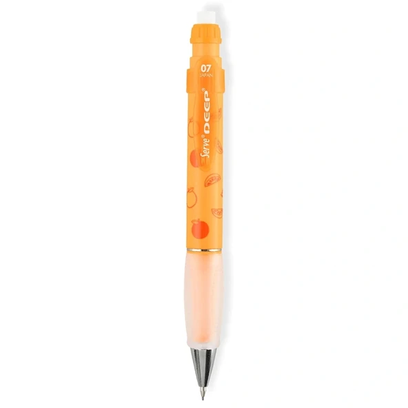 Serve Deep Meknik Kurşun Kalem 0.7 Mm Versatil Kalem Fosforlu Turuncu Portkal Sv-Deep-07-Dftrn (12 Li Paket) ürün görseli 1