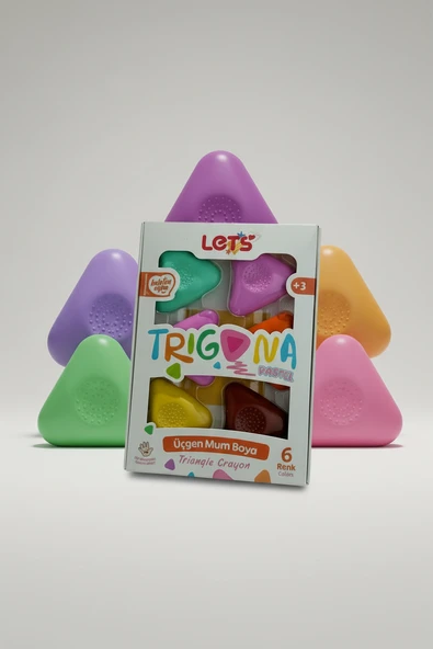Lets Mum Boya 6 Renk Pastel Tonlar Trigona L03001 ürün görseli 1