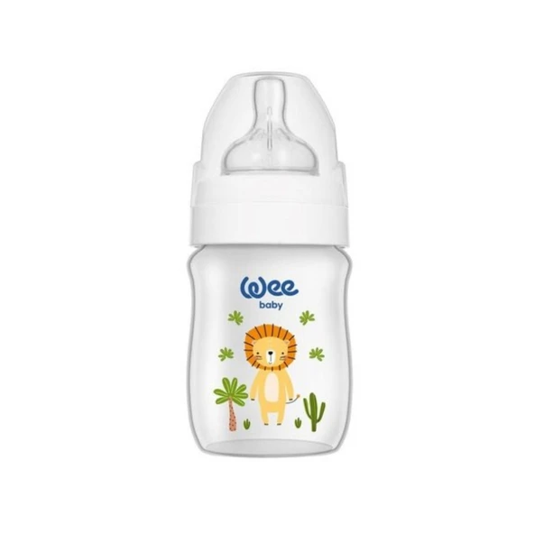 Wee 959 Safari PVC Biberon Geniş Ağızlı 0-6 Ay 150 ml ürün görseli 1