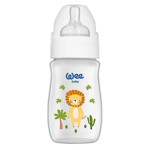 Wee 960 Safari PVC Biberon Geniş Ağızlı 0-6 Ay 250 ml ürün görseli 1