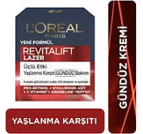 L'Oreal Paris Revitalift Lazer Yoğun Yaşlanma Karşıtı Gündüz Bakım Kremi 50 ml ürün görseli 1