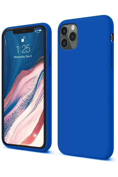 Newface Apple iPhone 11 Pro Kılıf First Silikon - Mavi ürün görseli 1
