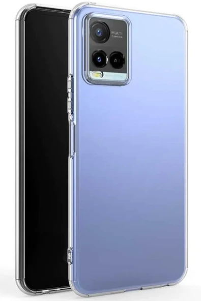 Newface Vivo Y21S Kılıf Lüx Şeffaf Silikon ürün görseli 1