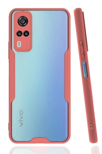 Newface Vivo Y53S Kılıf Platin Silikon - Pembe ürün görseli 1