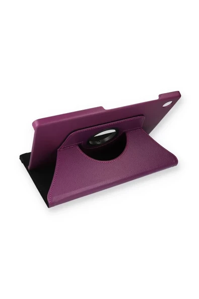 Newface Samsung Galaxy X200 Tab A8 10.5 Kılıf 360 Tablet Deri Kılıf - Mürdüm ürün görseli 1