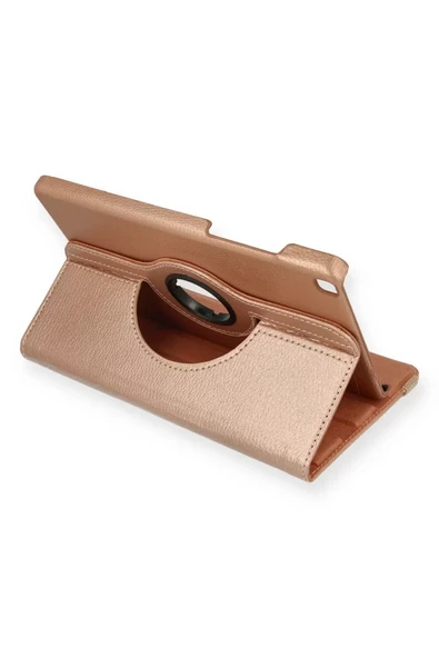 Newface Samsung Galaxy T290 Tab A 8 Kılıf 360 Tablet Deri Kılıf - Rose Gold ürün görseli 1