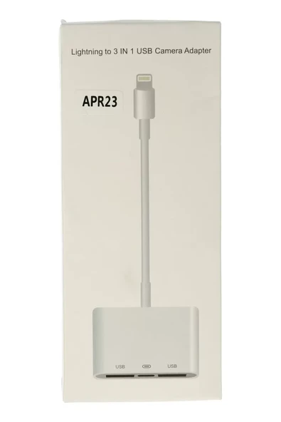Newface APR23 Iphone Otg 3in1 - Beyaz - Resim 3
