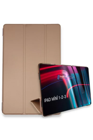 Newface Apple iPad Mini 3 Kılıf Tablet Smart Kılıf - Rose Gold ürün görseli 1