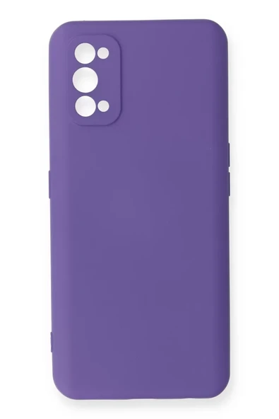 Newface Realme 7 Pro Kılıf Nano içi Kadife Silikon - Mor ürün görseli 1