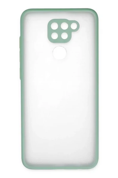 Newface Xiaomi Redmi Note 9 Kılıf Montreal Silikon Kapak - Turkuaz ürün görseli 1