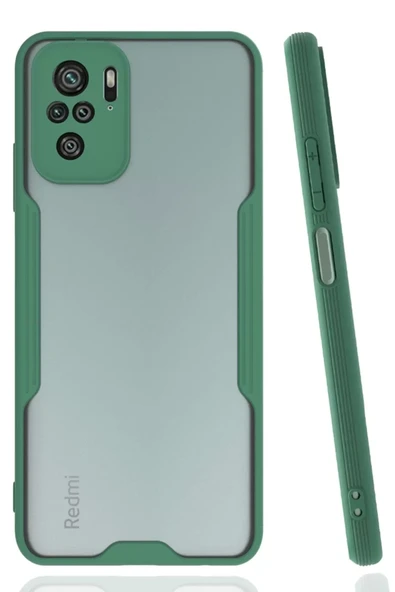 Newface Xiaomi Redmi Note 10 Kılıf Platin Silikon - Yeşil ürün görseli 1