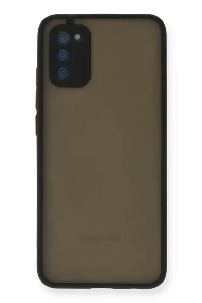 Newface Samsung Galaxy A03S Kılıf Montreal Silikon Kapak - Siyah ürün görseli 1