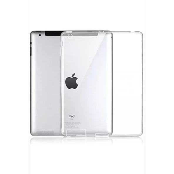Newface Apple iPad 4 9.7 Kılıf Tablet Şeffaf Silikon - Resim 2