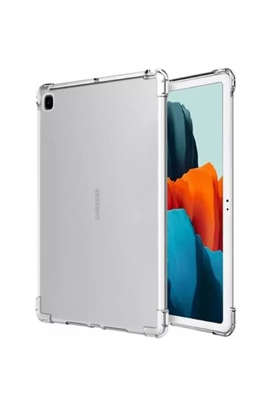 Newface Samsung Galaxy P610 Tab S6 Lite 10.4 Kılıf Anti Shock Tablet Silikon - Şeffaf ürün görseli 1