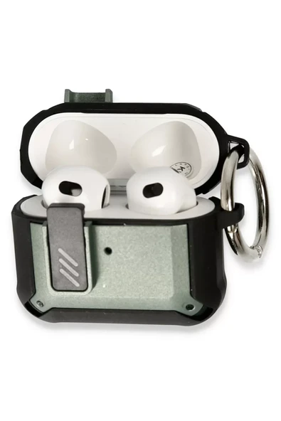 Newface Apple Airpods 3 (3.nesil) Truva Kılıf - Yeşil ürün görseli 1