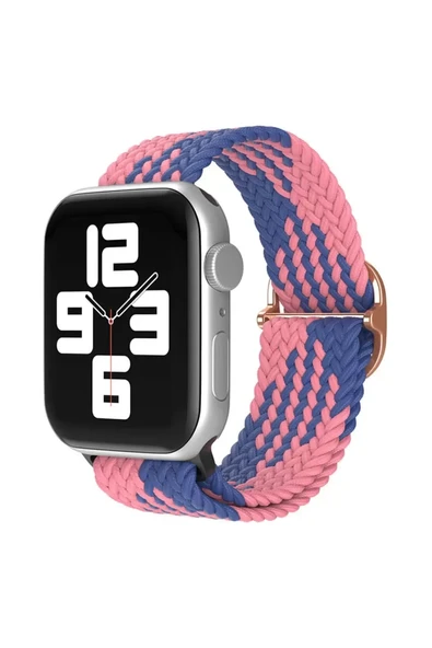 Newface Apple Watch 38mm Star Kordon - Pembe-Mavi ürün görseli 1