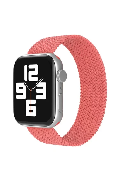 Newface Apple Watch 42mm Ayarlı Solo Silikon Kordon - Pembe ürün görseli 1