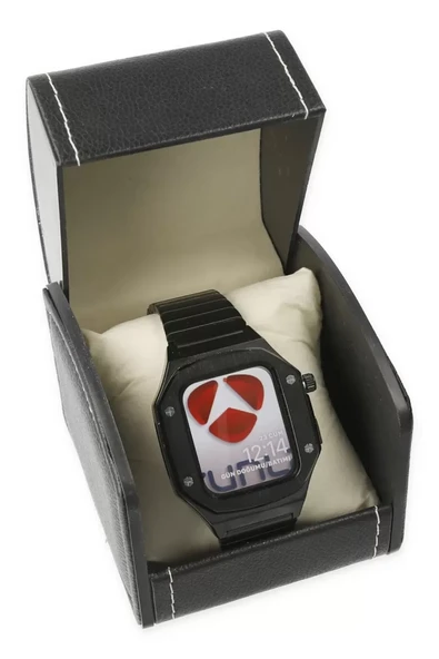 Newface Apple Watch 44mm KR409 Metal Kordon - Siyah ürün görseli 1