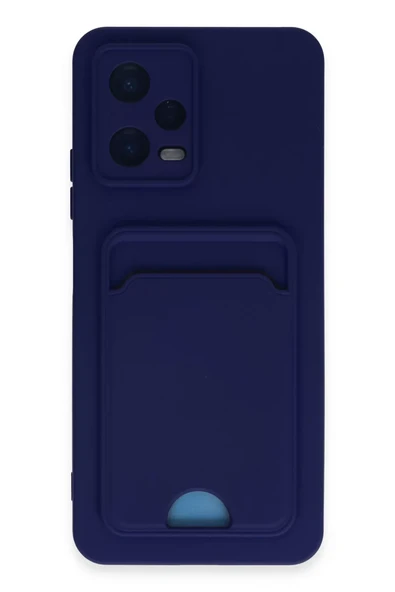 Newface Xiaomi Poco X5 5G Kılıf Kelvin Kartvizitli Silikon - Lacivert ürün görseli 1