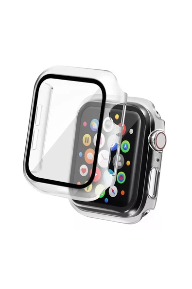 Newface Apple Watch 42mm Camlı Kasa Ekran Koruyucu - Şeffaf ürün görseli 1