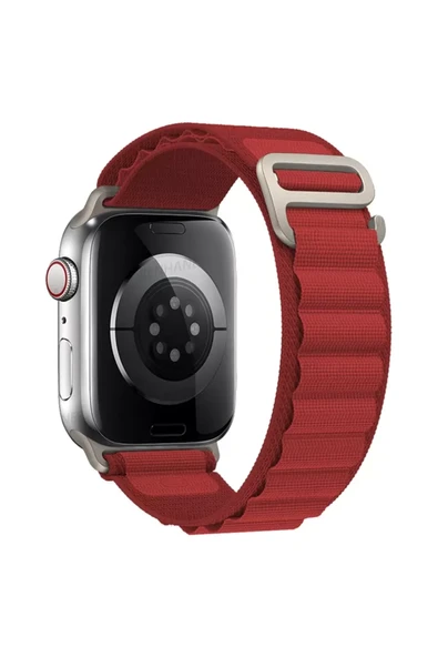 Newface Apple Watch 38mm Mountain Kordon - Kırmızı ürün görseli 1
