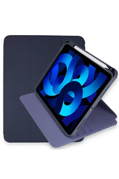Newface Apple iPad Pro 11 (2021) Kılıf Starling 360 Kalemlikli Tablet Kılıf - Lacivert ürün görseli 1