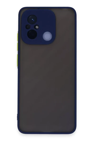 Newface Xiaomi Redmi 12C Kılıf Montreal Silikon Kapak - Lacivert ürün görseli 1