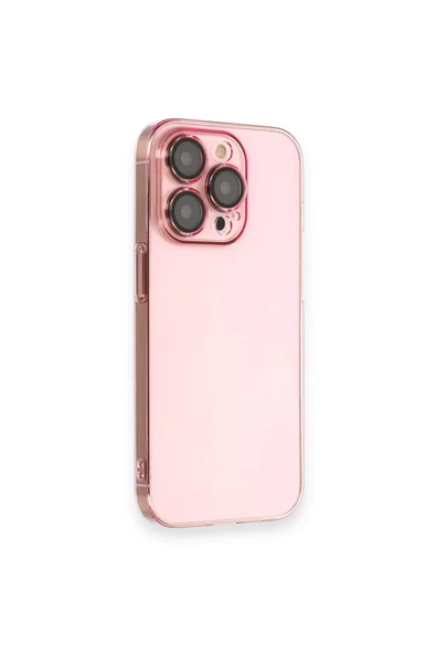 Newface Apple iPhone 14 Pro Kılıf Armada Lensli Kapak - Rose Gold ürün görseli 1
