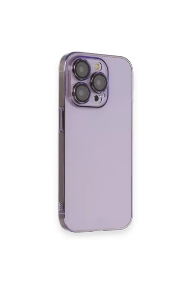 Newface Apple iPhone 13 Pro Kılıf Armada Lensli Kapak - Lila ürün görseli 1