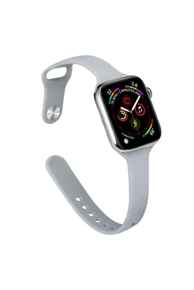 Newface Apple Watch 38mm Klasik Kordon - Açık Gri ürün görseli 1