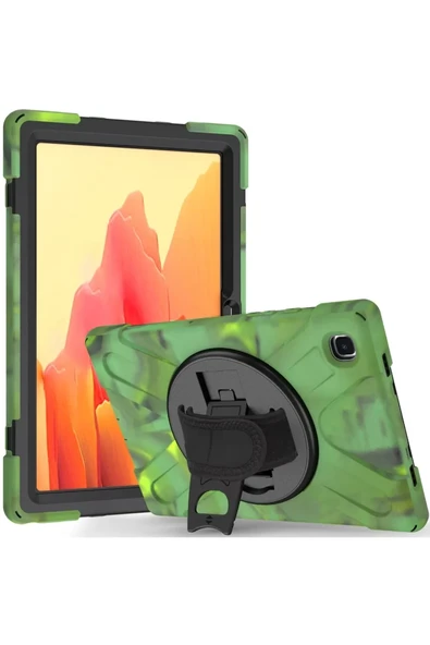 Newface Samsung Galaxy T220 Tab A7 Lite 8.7 Kılıf Amazing Tablet Kapak - Kamuflaj ürün görseli 1