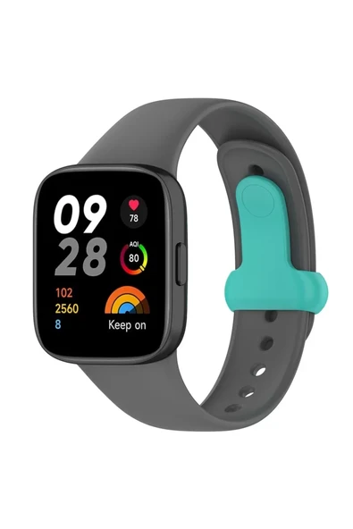 Newface Xiaomi Redmi Watch 3 Origin Silikon Kordon - Füme ürün görseli 1