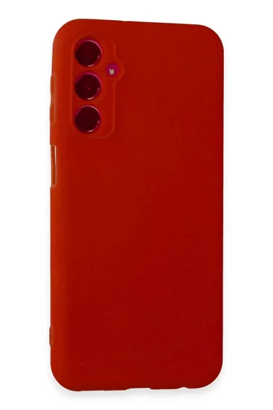 Newface Samsung Galaxy M34 5G Kılıf First Silikon - Kırmızı ürün görseli 1