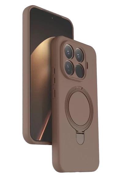 Newface Xiaomi Mi 15T Pro Regal Magsafe Standlı Kapak - Çöl Titanyum ürün görseli 1