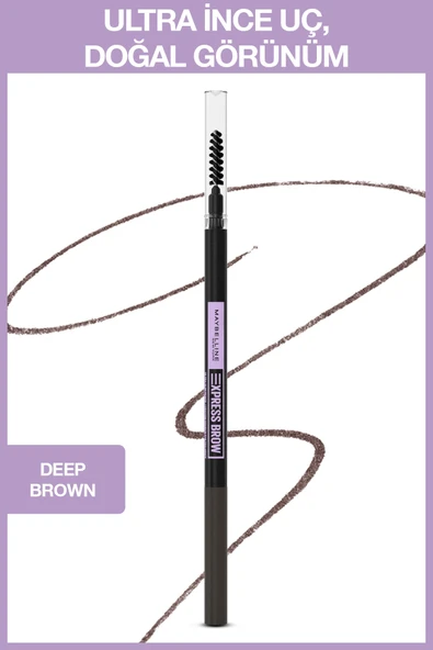 Maybelline New York Express Brow Ultra Slim Kaş Kalemi - 05 Deep Brown ürün görseli 1