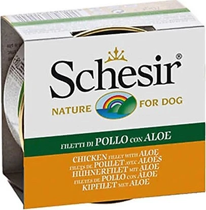 Schesir Jelly Tavuk Fileto ve Aloe Vera Jöle İçinde Yetişkin Köpek Konservesi 150g ürün görseli 1