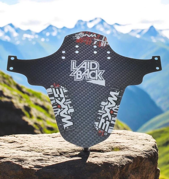 Wake Mtb Bisiklet Çamurluk Trekking Ön Veya Arkaya Takılabilir 4 Adet Cırt Kelepçe Hediyeli Laid Back ürün görseli 1
