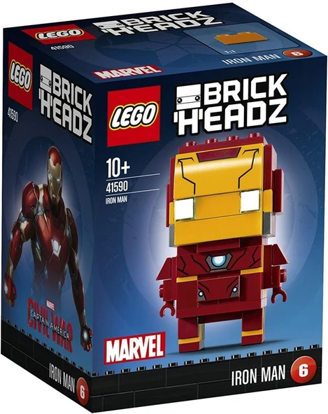 LEGO 41590 BrickHeadz Marvel Super Heroes Iron Man ürün görseli 1