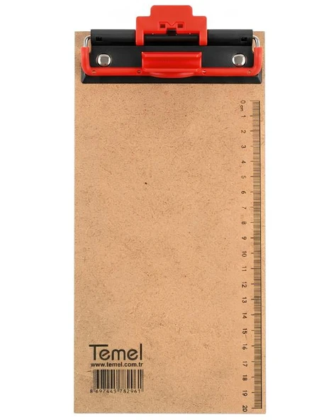 Temel 1/3 A4 Ahşap Sekreterlik Otomatik Mekanizmalı Kalem Tutma Aparatlı ürün görseli 1