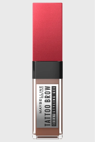 Maybelline New York Dövme Kaş 3 Günlük Şekillendirici Kaş Jeli, Sıcak Kahverengi ürün görseli 1