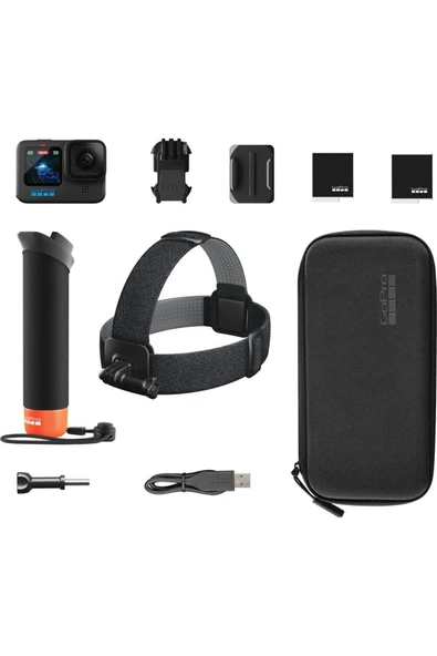 GoPro Hero 12 Black Aksesuar Kit Aksiyon Kamerası ürün görseli 1