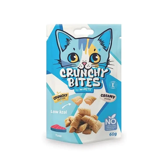 M-Pets Crunchy Bites Ton Balıklı Kedi Ödülü 60gr ürün görseli 1