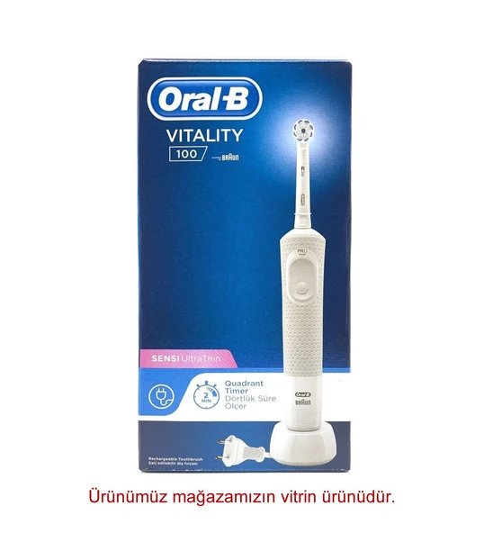 Oral-B Vitality 100 Sensi UltraThin Şarjlı Diş Fırçası ürün görseli 1
