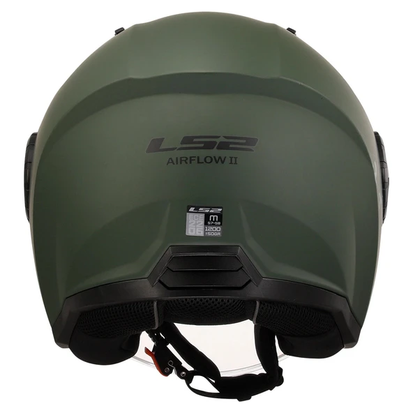 LS2 AIRFLOW 2 MAT YEŞİL KASK - Resim 5