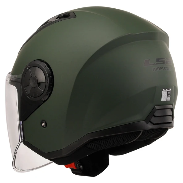 LS2 AIRFLOW 2 MAT YEŞİL KASK - Resim 4