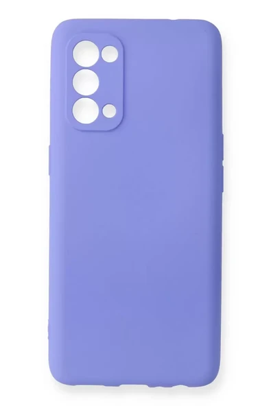 Newface Oppo Reno 5 Pro Kılıf First Silikon - Lila ürün görseli 1