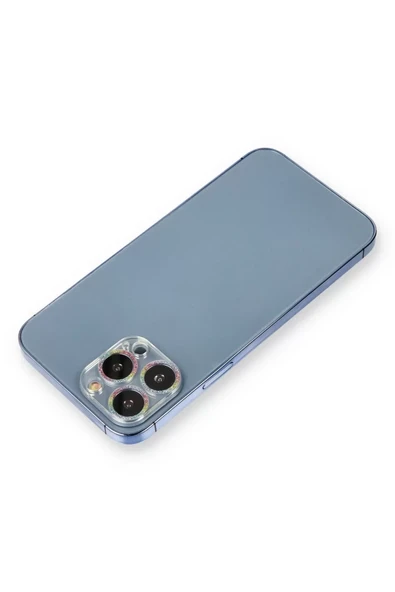 Newface Apple iPhone 12 Pro Shine Kamera Lens Koruma Cam - Rainbow ürün görseli 1