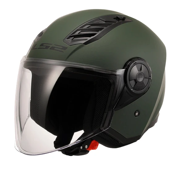 LS2 AIRFLOW 2 MAT YEŞİL KASK ürün görseli 1